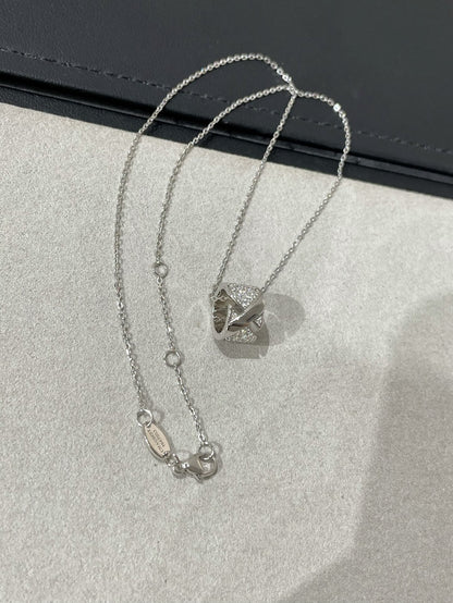 [ELAN LUXE]LIENS EVIDENCE DIAMOND PAVED NECKLACE