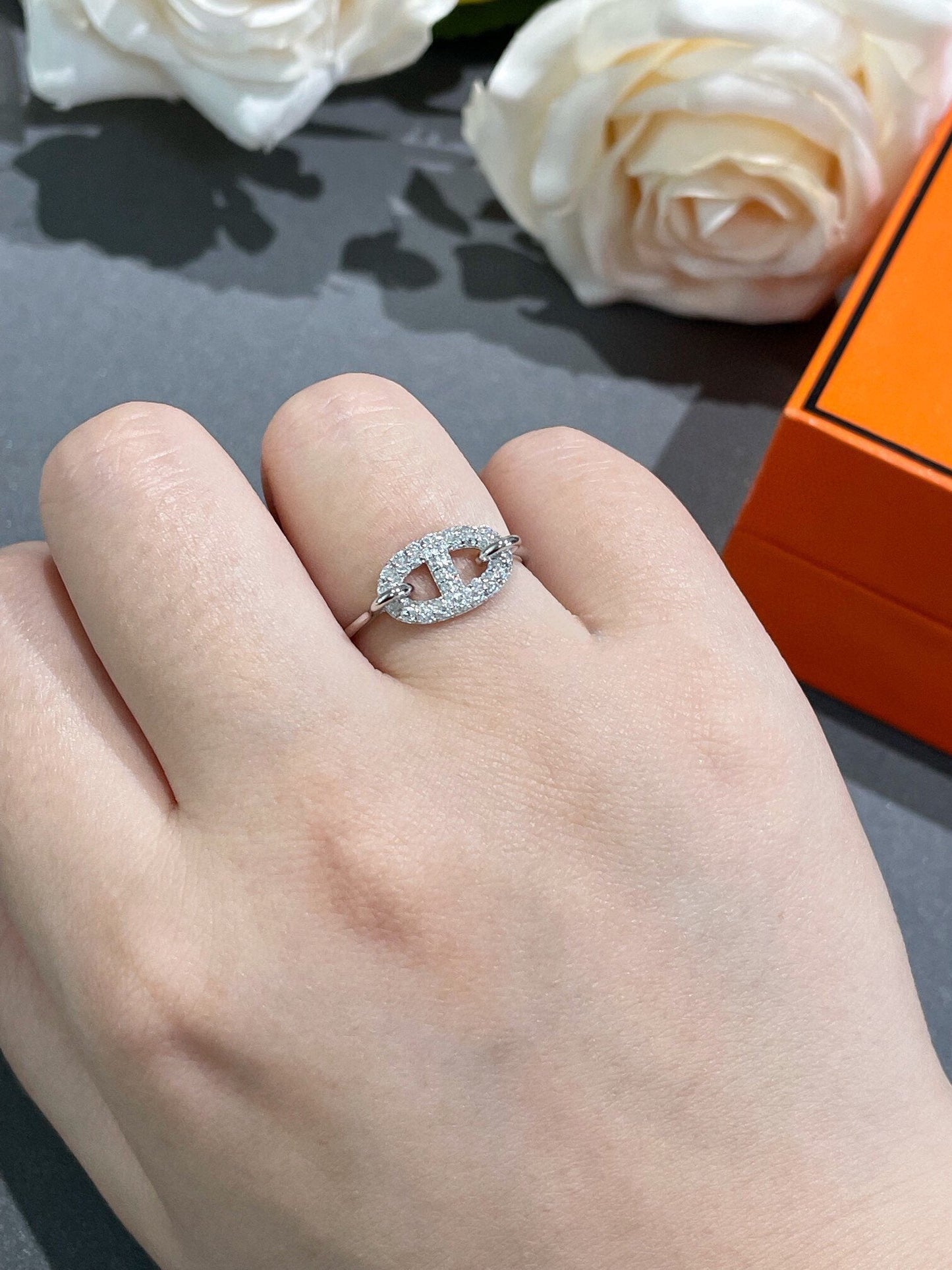 [ELAN LUXE]RONDE SMALL DIAMOND RING