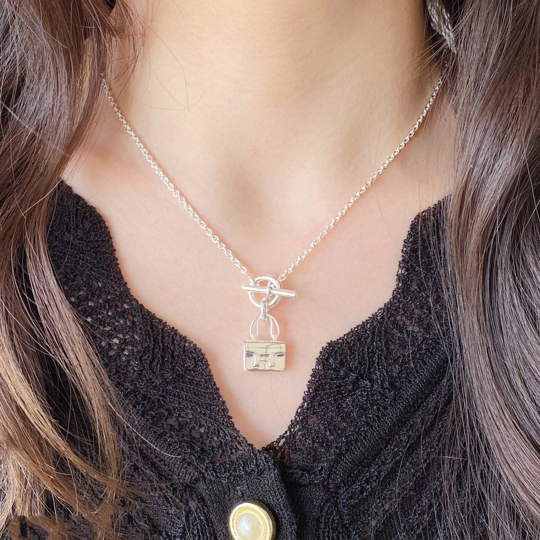 [ELAN LUXE]CONSTANCE PEDANT SILVER NECKLACE