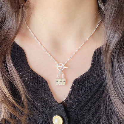 [ELAN LUXE]CONSTANCE PEDANT SILVER NECKLACE