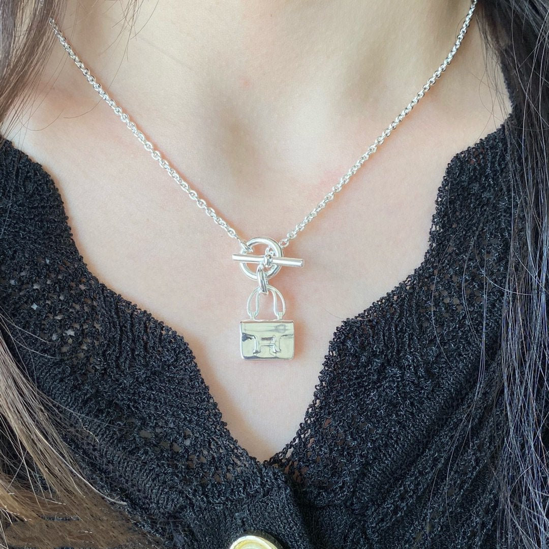 [ELAN LUXE]CONSTANCE PEDANT SILVER NECKLACE