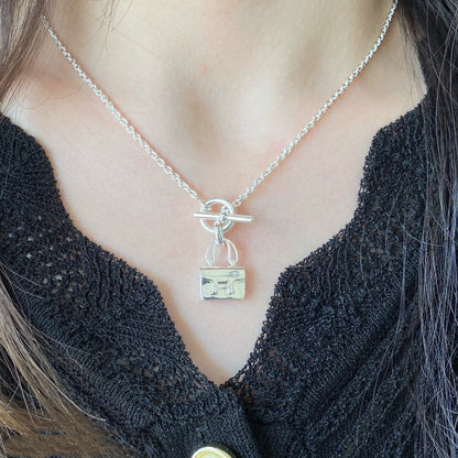[ELAN LUXE]CONSTANCE PEDANT SILVER NECKLACE