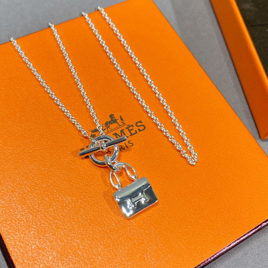 [ELAN LUXE]CONSTANCE PEDANT SILVER NECKLACE