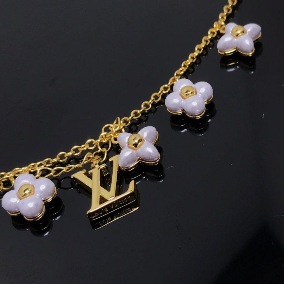 [ELAN LUXE]LOGO 6 MOTIF STAR AND SUN GOLD BRACELET