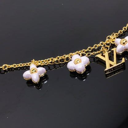 [ELAN LUXE]LOGO 6 MOTIF STAR AND SUN GOLD BRACELET