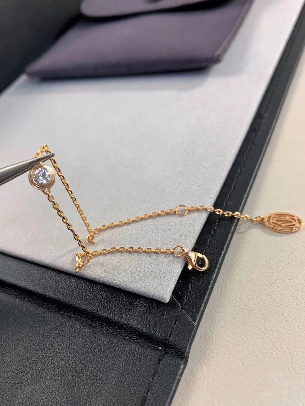 [ELAN LUXE]DAMOUR DIAMOND LINK BRACELET