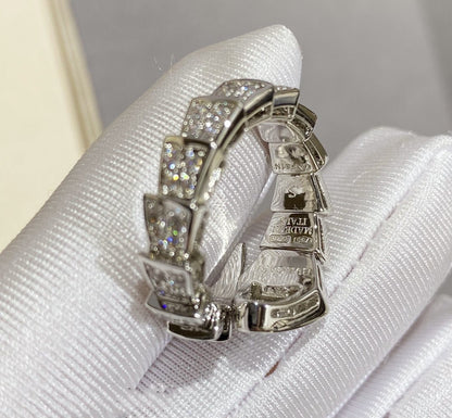 [ELAN LUXE]SERPENTI LARGE RING SILVER DIAMOND PAVED