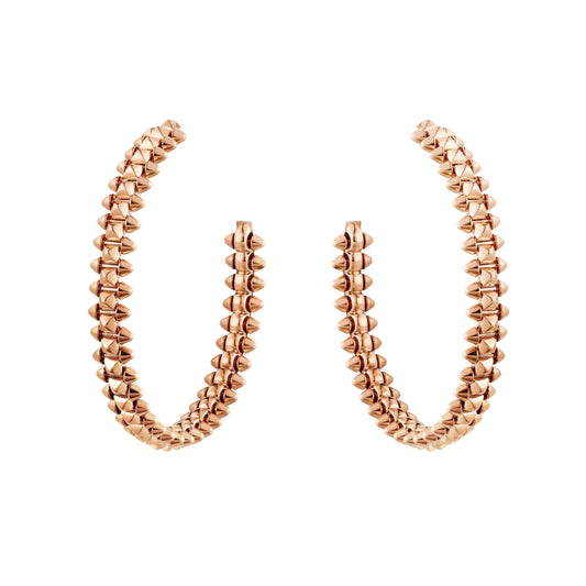 [ELAN LUXE]CLASH LARGE HOOP EARRINGS