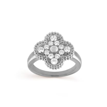 [ELAN LUXE]CLOVER DIAMOND RING