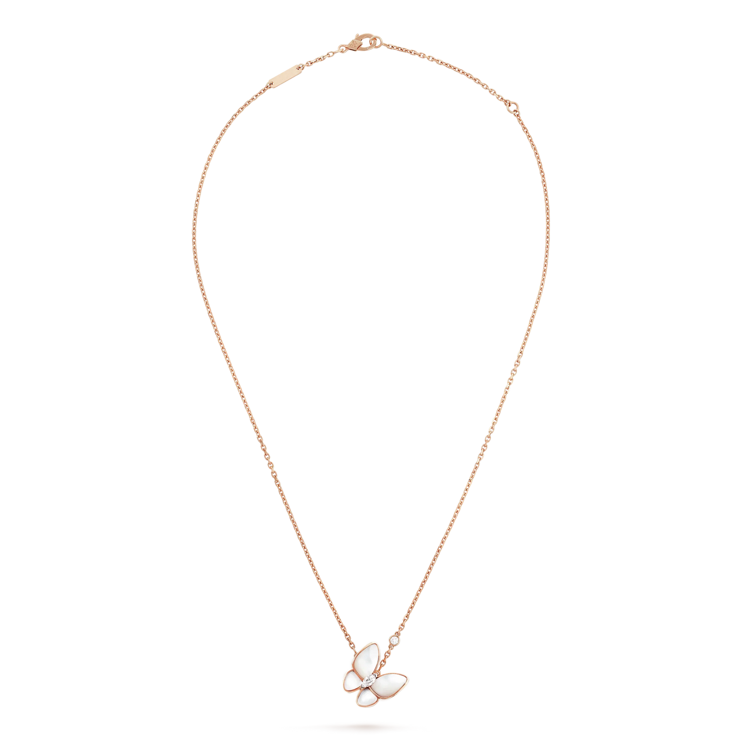 [ELAN LUXE]BUTTERFLY MOP DIAMOND NECKLACE