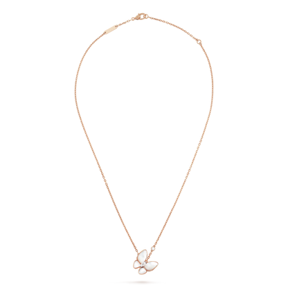 [ELAN LUXE]BUTTERFLY MOP DIAMOND NECKLACE