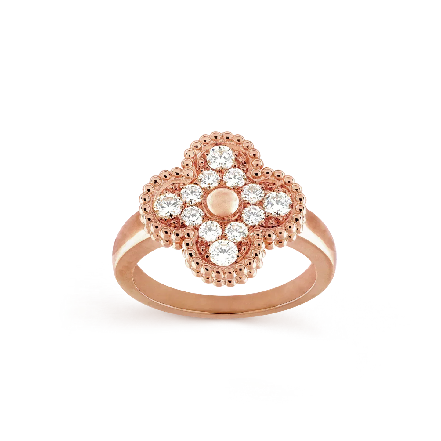[ELAN LUXE]CLOVER DIAMOND RING
