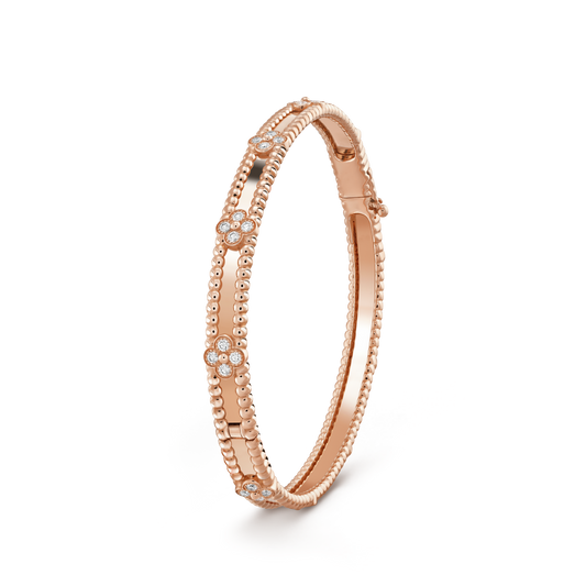 [ELAN LUXE]CLOVER BRACELET 4MM DIAMONDS