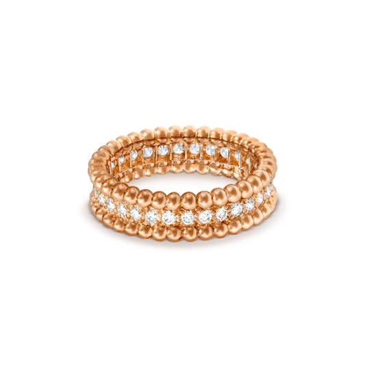 [ELAN LUXE]PERLEE DIAMOND ROSE GOLD RING