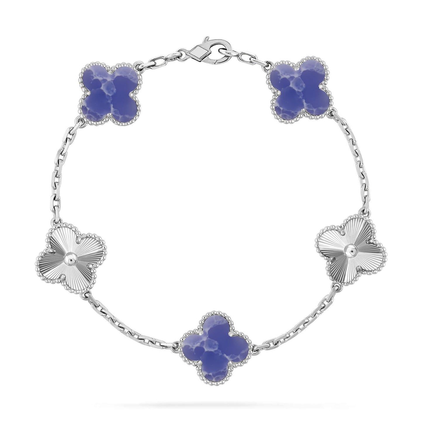 [ELAN LUXE]CLOVER 5 MOTIF BLUE VEINS BRACELET COLLECTION