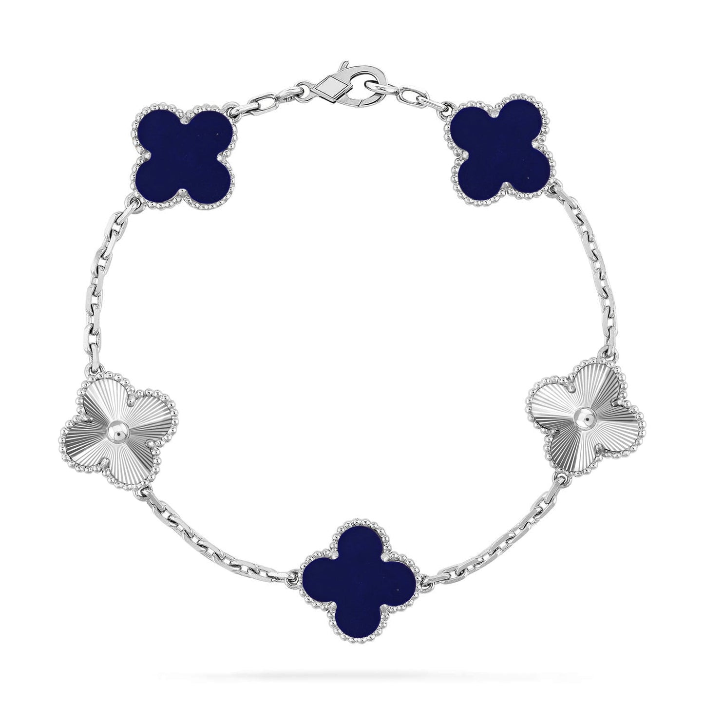[ELAN LUXE]CLOVER 5 MOTIF LAPIS LAZULI BRACELET COLLECTION
