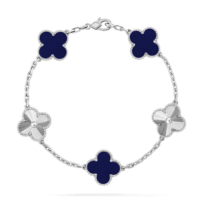 [ELAN LUXE]CLOVER 5 MOTIF LAPIS LAZULI BRACELET COLLECTION