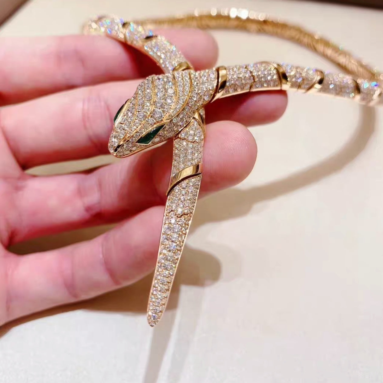 [ELAN LUXE]HAUTE COUTURE GOLD SERPENTI NECKLACE
