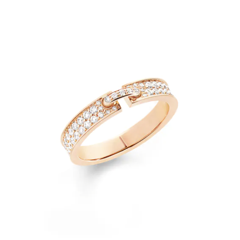 [ELAN LUXE]ALLIANCE LIENS VIDENCE PAVED DIAMOND 4MM RING