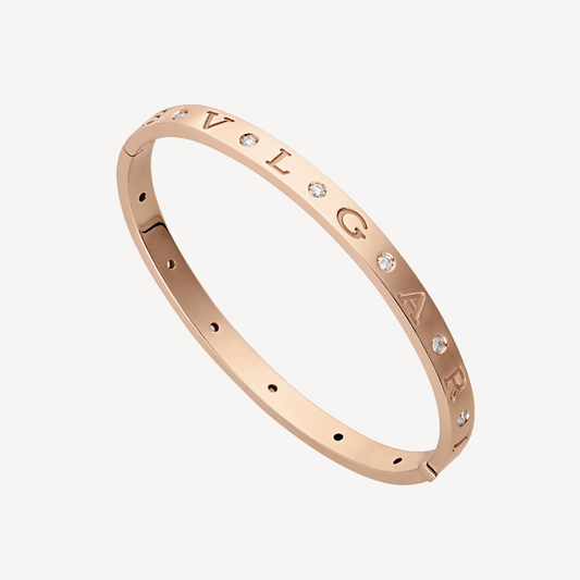[ELAN LUXE]ZERO 1 PINK GOLD 12 DIAMONDS BRACELET