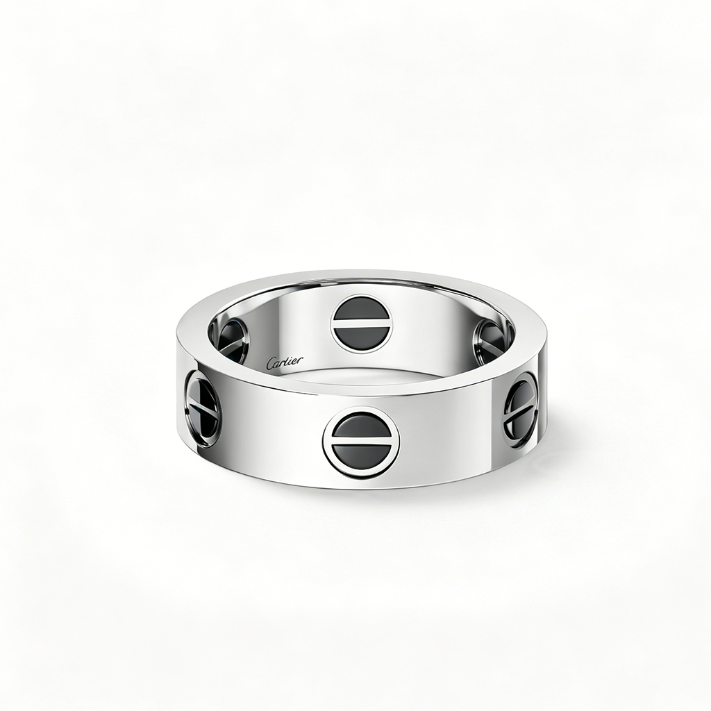 [ELAN LUXE]LOVE RING 5.5MM NO DIAMONDS  CERAMIC