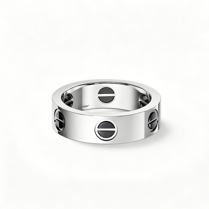 [ELAN LUXE]LOVE RING 5.5MM NO DIAMONDS  CERAMIC