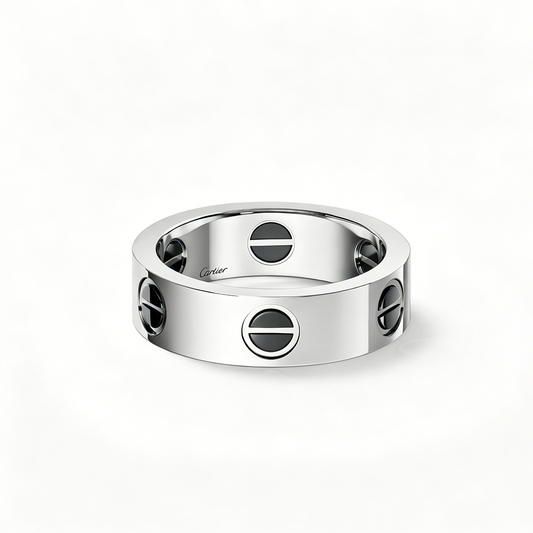 [ELAN LUXE]LOVE RING 5.5MM NO DIAMONDS  CERAMIC