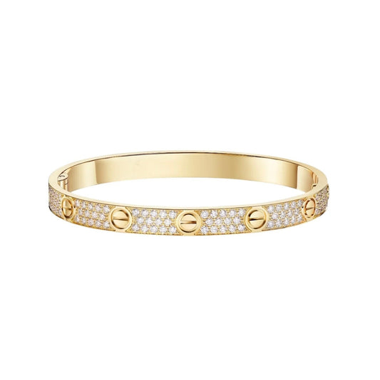 [ELAN LUXE] LOVE BRACELET 6.1MM DIAMOND-PAVED