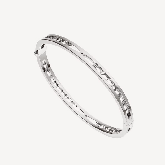 [ELAN LUXE]ZERO 1 SPIRAL LOGO SILVER BRACELET
