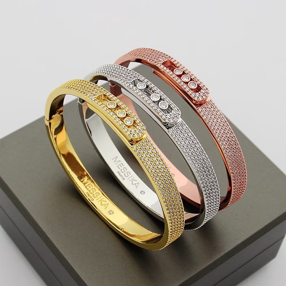 [ELAN LUXE]Move Noa Full Pav Diamond Bangle Bracelet