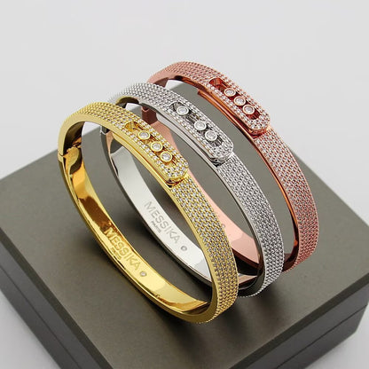 [ELAN LUXE]Move Noa Full Pav Diamond Bangle Bracelet