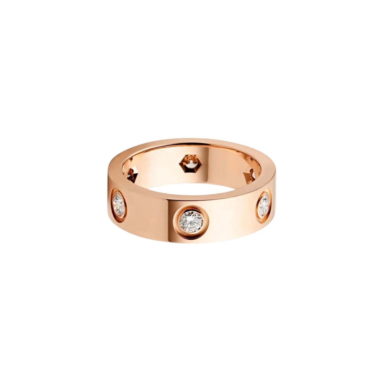 [ELAN LUXE]LOVE 5.5MM 6 DIAMOND RING
