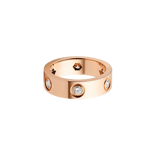 [ELAN LUXE]LOVE 5.5MM 6 DIAMOND RING