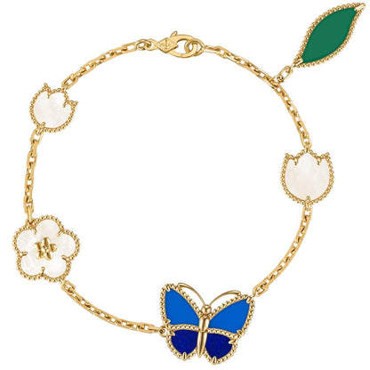 [ELAN LUXE]LUCKY SPRING BUTTERFLY 5 MOTIF BRACELET