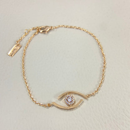 [ELAN LUXE]Lucky Eye Pave-Set Diamond Bracelet