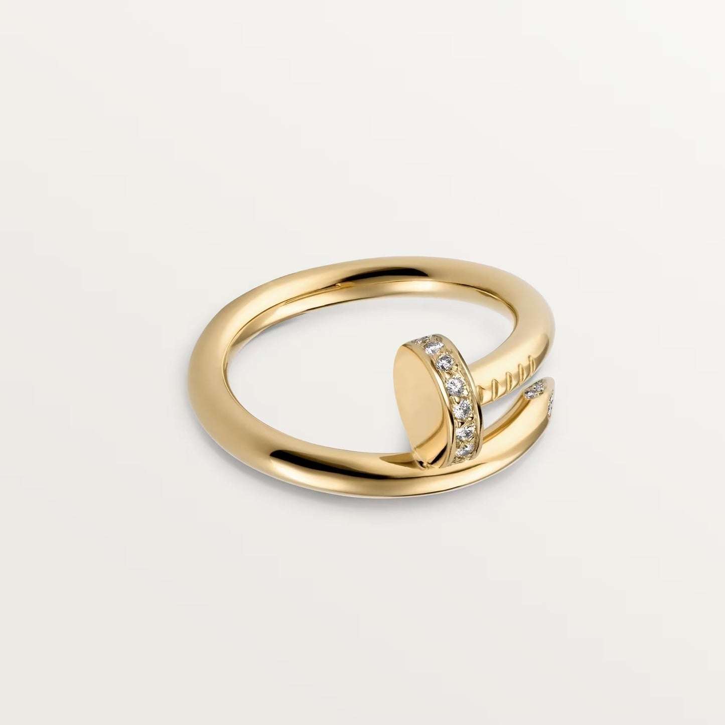 [ELAN LUXE]JUSTE RING 2.6MM HALF DIAMOND