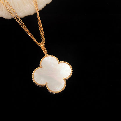 [ELAN LUXE]CLOVER 25MM MOP LARGE PENDANT NECKLACE