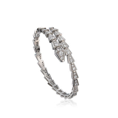 [ELAN LUXE]SERPENTI BRACELET 6MM SILVER DIAMOND