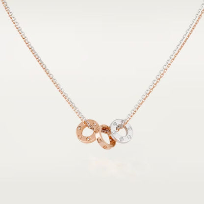 [ELAN LUXE]LOVE 6 DIAMOND PENDANT NECKLACE