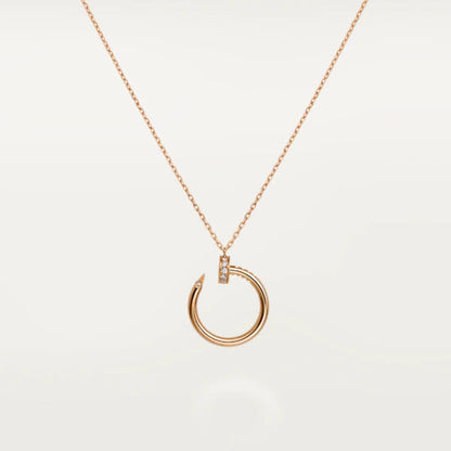 [ELAN LUXE]JUSTE NECKLACE PINK GOLD