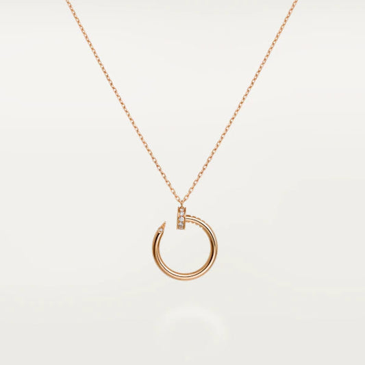 [ELAN LUXE]JUSTE NECKLACE PINK GOLD