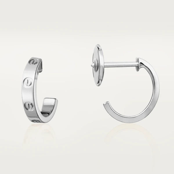[ELAN LUXE]LOVE EARRINGS 2.65MM SILVER