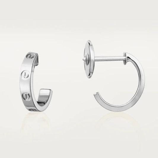 [ELAN LUXE]LOVE EARRINGS 2.65MM SILVER