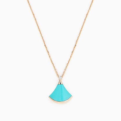 [ELAN LUXE]DREAM NECKLACE TURQUOISE PINK GOLD