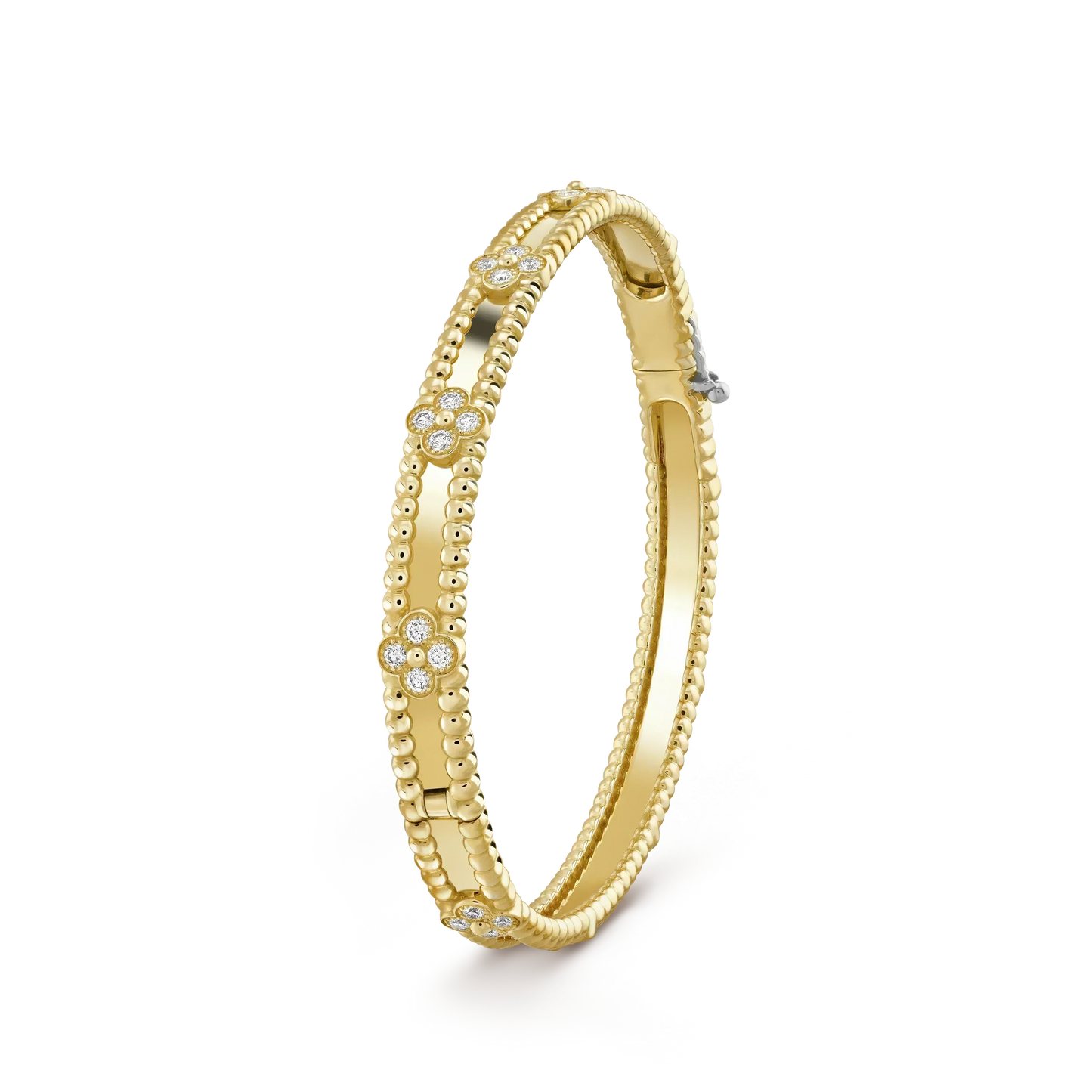 [ELAN LUXE]CLOVER BRACELET 4MM DIAMONDS