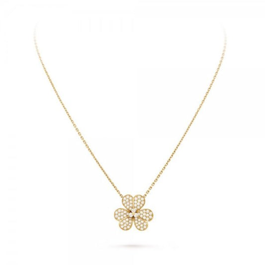 [ELAN LUXE]FLOWER DIAMOND NECKLACE
