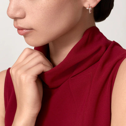 [ELAN LUXE]JUSTE FULL DIAMOND SMALL EARRINGS