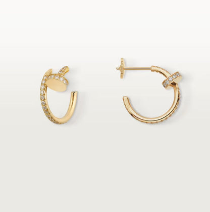 [ELAN LUXE]JUSTE FULL DIAMOND SMALL EARRINGS