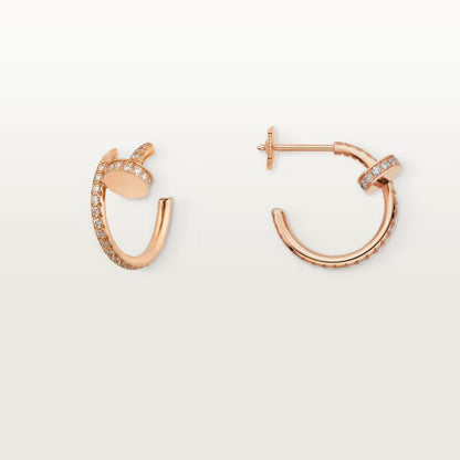 [ELAN LUXE]JUSTE FULL DIAMOND SMALL EARRINGS