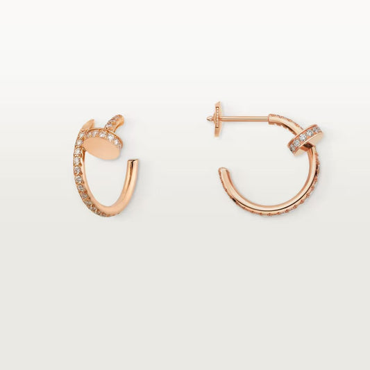 [ELAN LUXE]JUSTE FULL DIAMOND SMALL EARRINGS